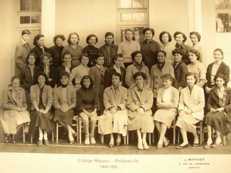 1954-1955 : 3 AB Collge E. Maupas