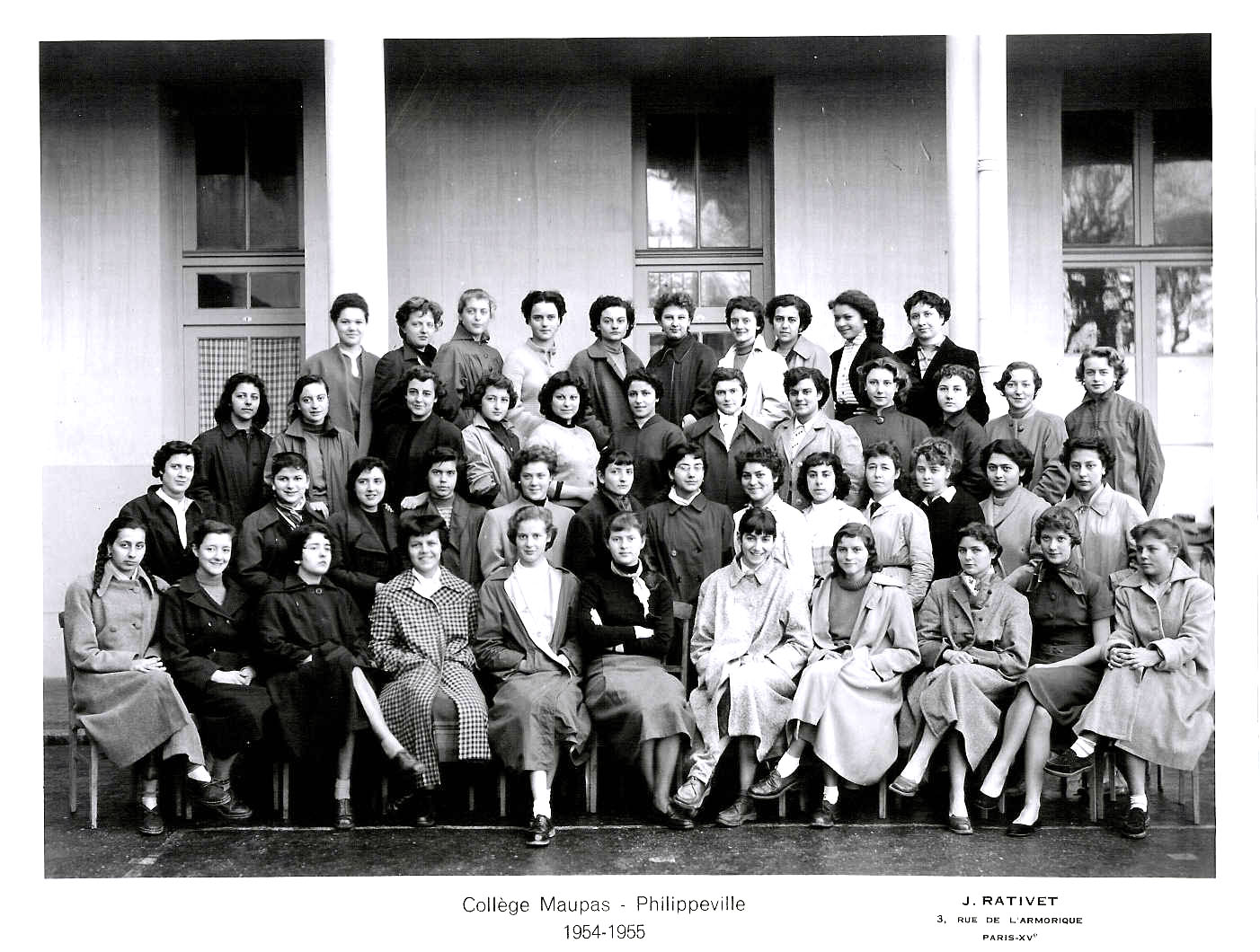 1954-1955 : 1 AB Collge E. Maupas